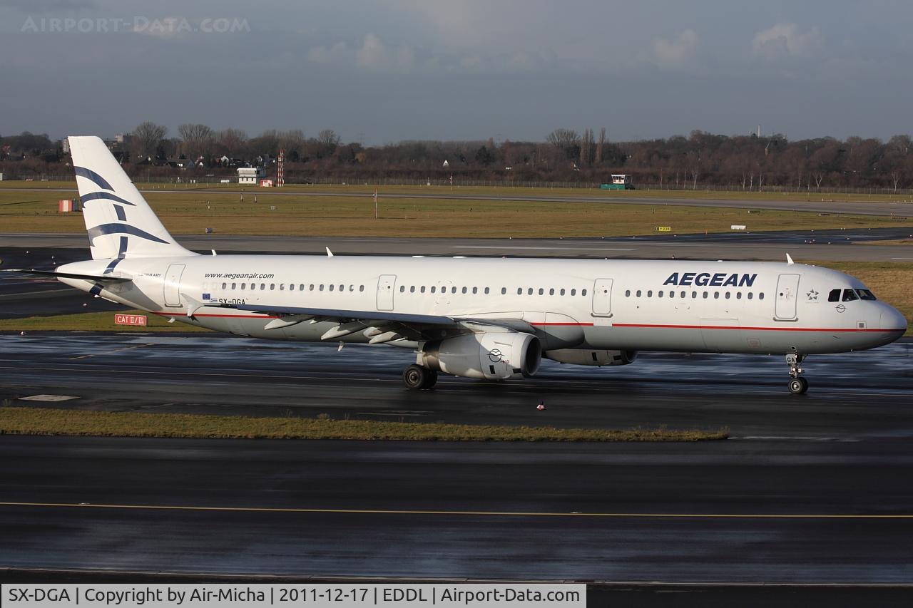 SX-DGA, 2009 Airbus A321-231 C/N 3878, Aegean Airlines, Airbus A321-231, CN: 3878