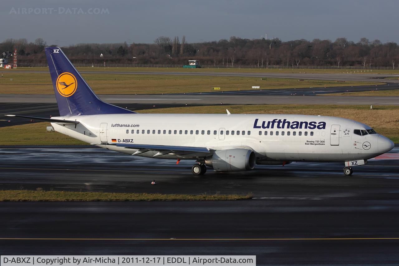 D-ABXZ, 1990 Boeing 737-330 C/N 24564, Lufthansa, Boeing 737-330, CN: 24564/1807, Name: Bad Mergentheim