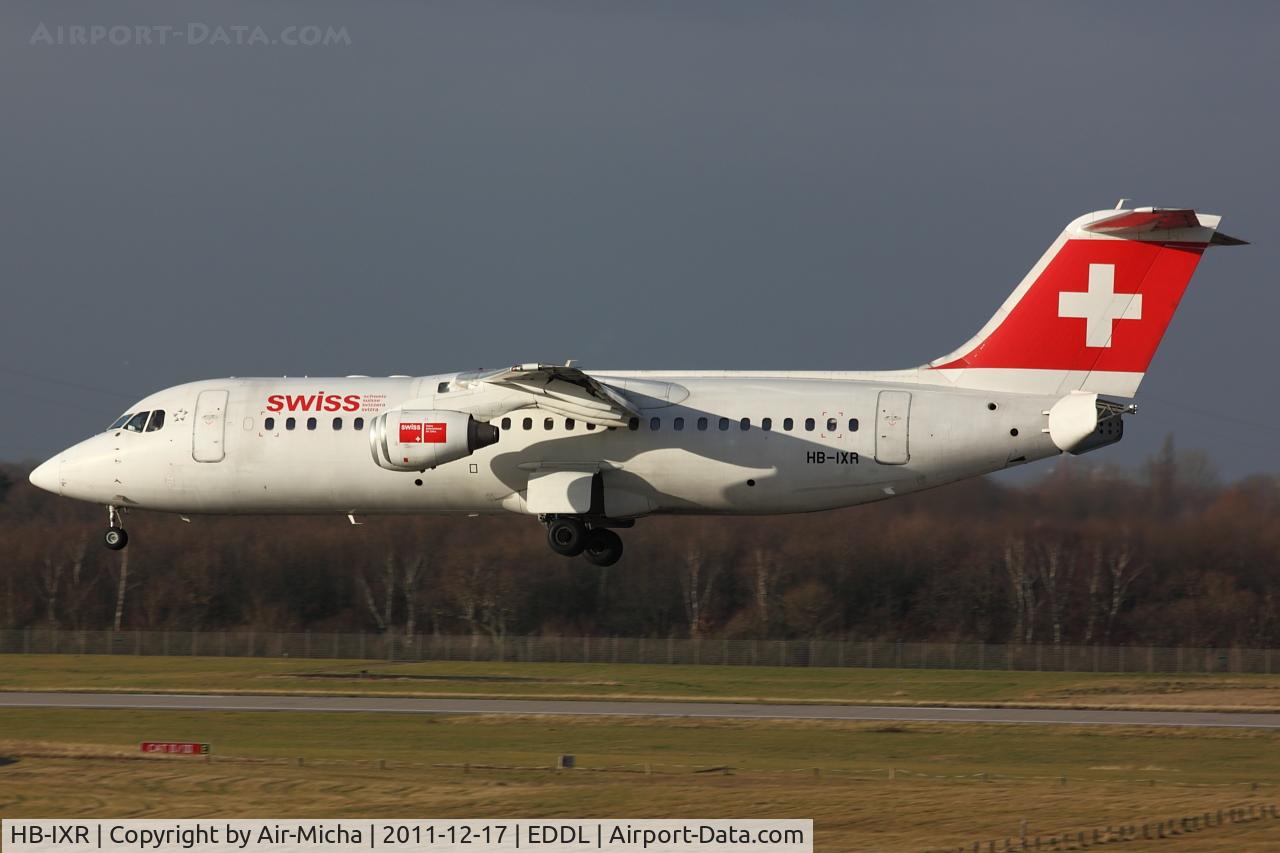 HB-IXR, 1996 British Aerospace Avro 146-RJ100 C/N E3281, Swissair, BAe Avro 146-RJ100, CN: E3281, Name: Lufingen