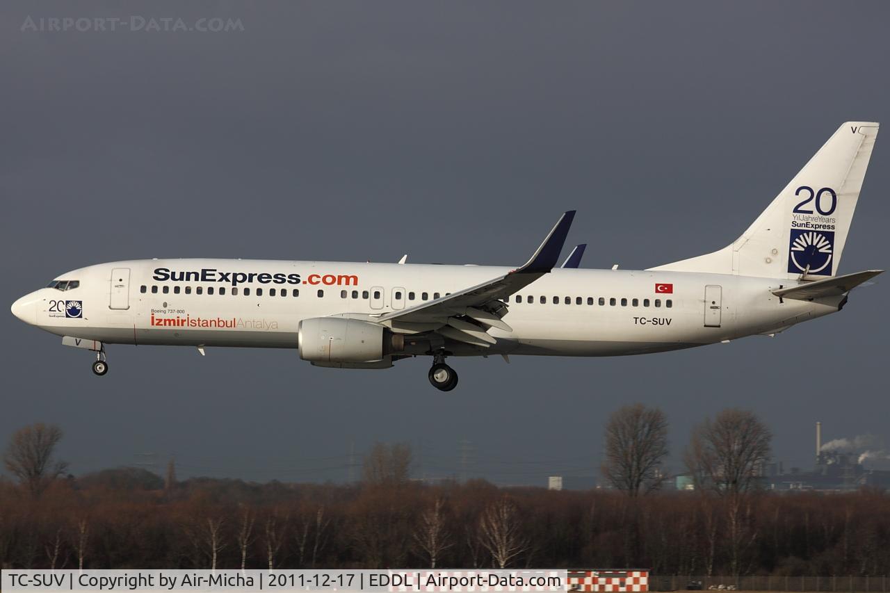 TC-SUV, 2001 Boeing 737-86N C/N 30807, SunExpress, Boeing 737-86N, CN: 30807/0829