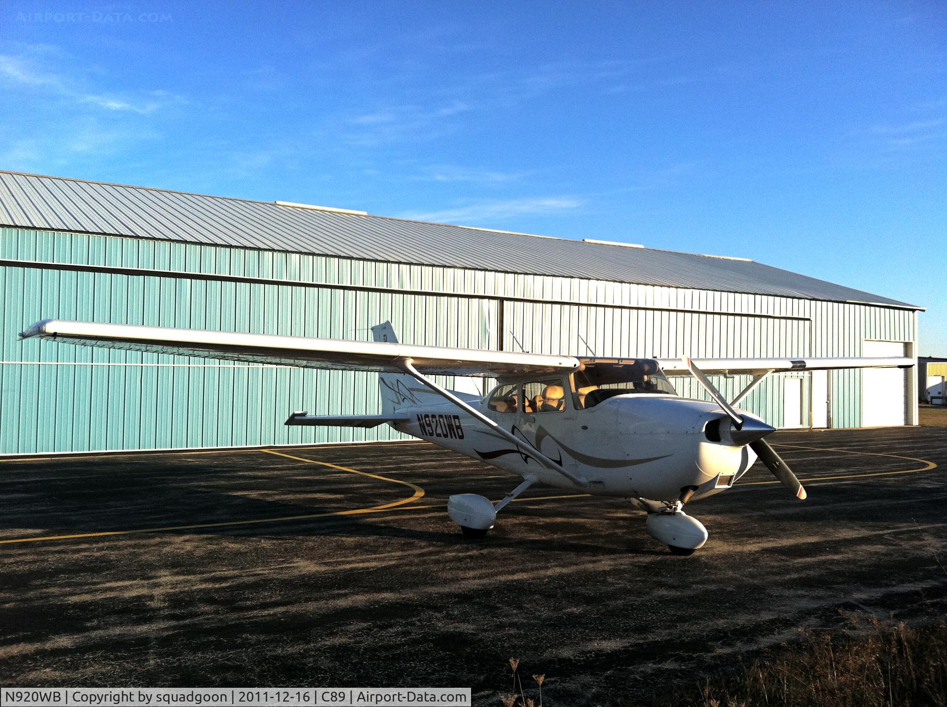 N920WB, 2008 Cessna 172S C/N 172S10837, Parked on the ramp at Sylvania Airport after a great day of flying and local training.