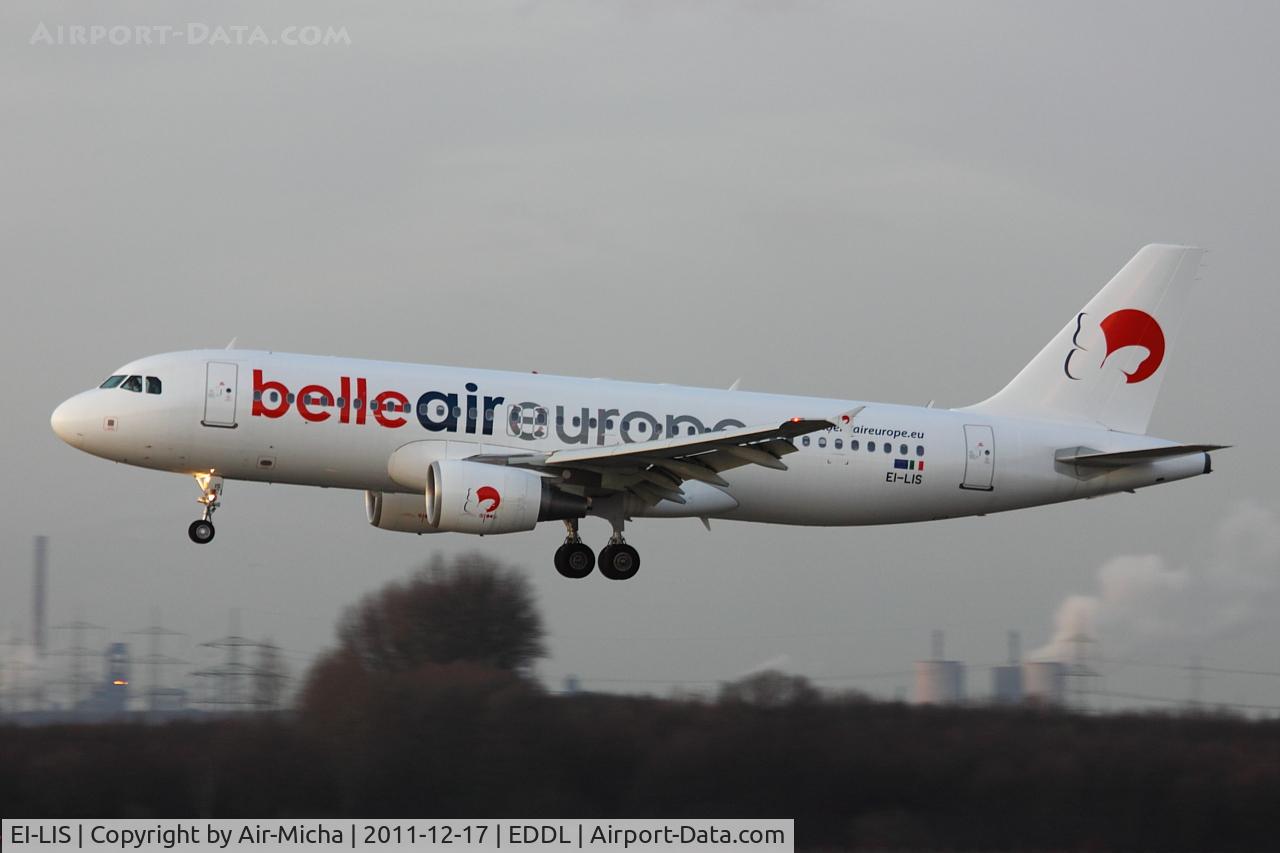 EI-LIS, 2008 Airbus A320-214 C/N 3492, Belle Air Europe, Airbus A320-214, CN: 3492