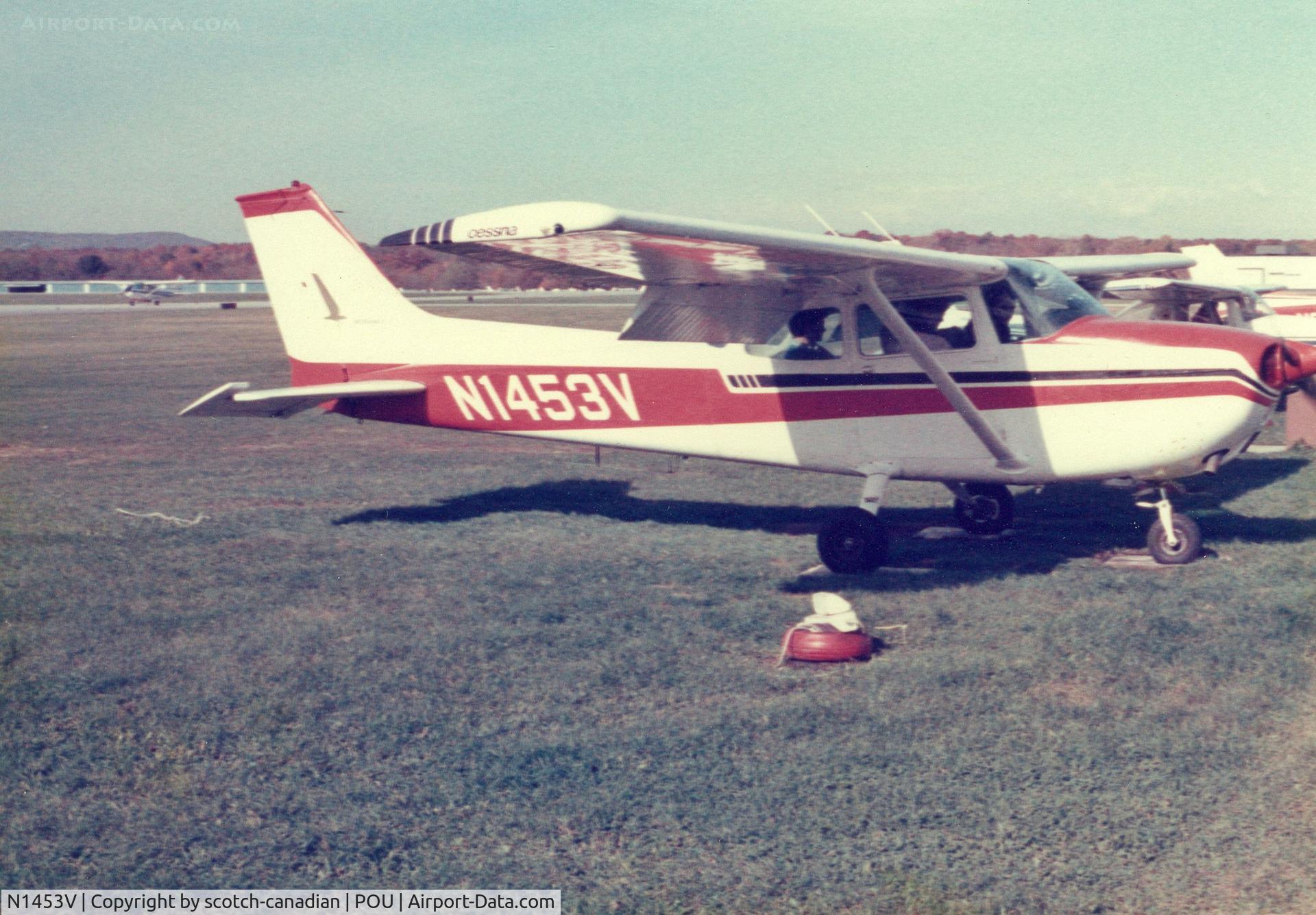 N1453V, 1974 Cessna 172M C/N 17263590, 1974 Cessna 172M N1453V at Dutchess County Airport, Poughkeepsie, NY - 1986