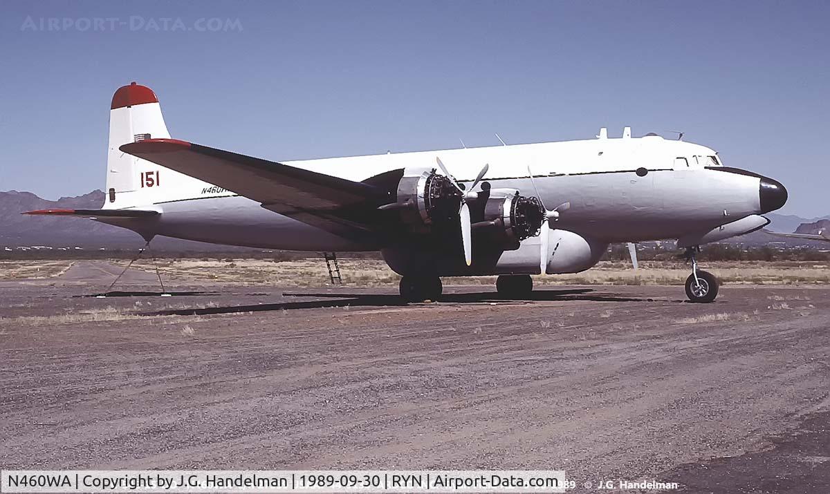 N460WA, Douglas C-54E Skymaster (DC-4) C/N 27359/DO305, At Ryan Field AZ