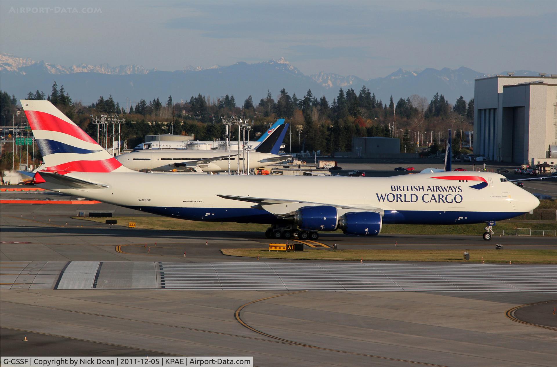 G-GSSF, 2011 Boeing 747-87UF C/N 37569, KPAE/PAE