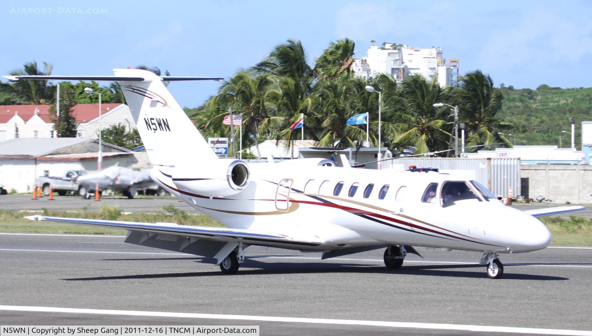 N5WN, 2007 Cessna 525B CitationJet CJ3 C/N 525B0204, N5WN at TNCM