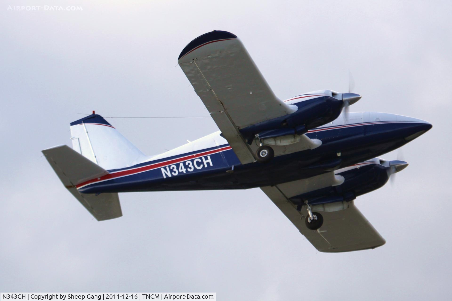 N343CH, 1971 Piper PA-23-250 Aztec E C/N 27-4715, N343CH at TNCM