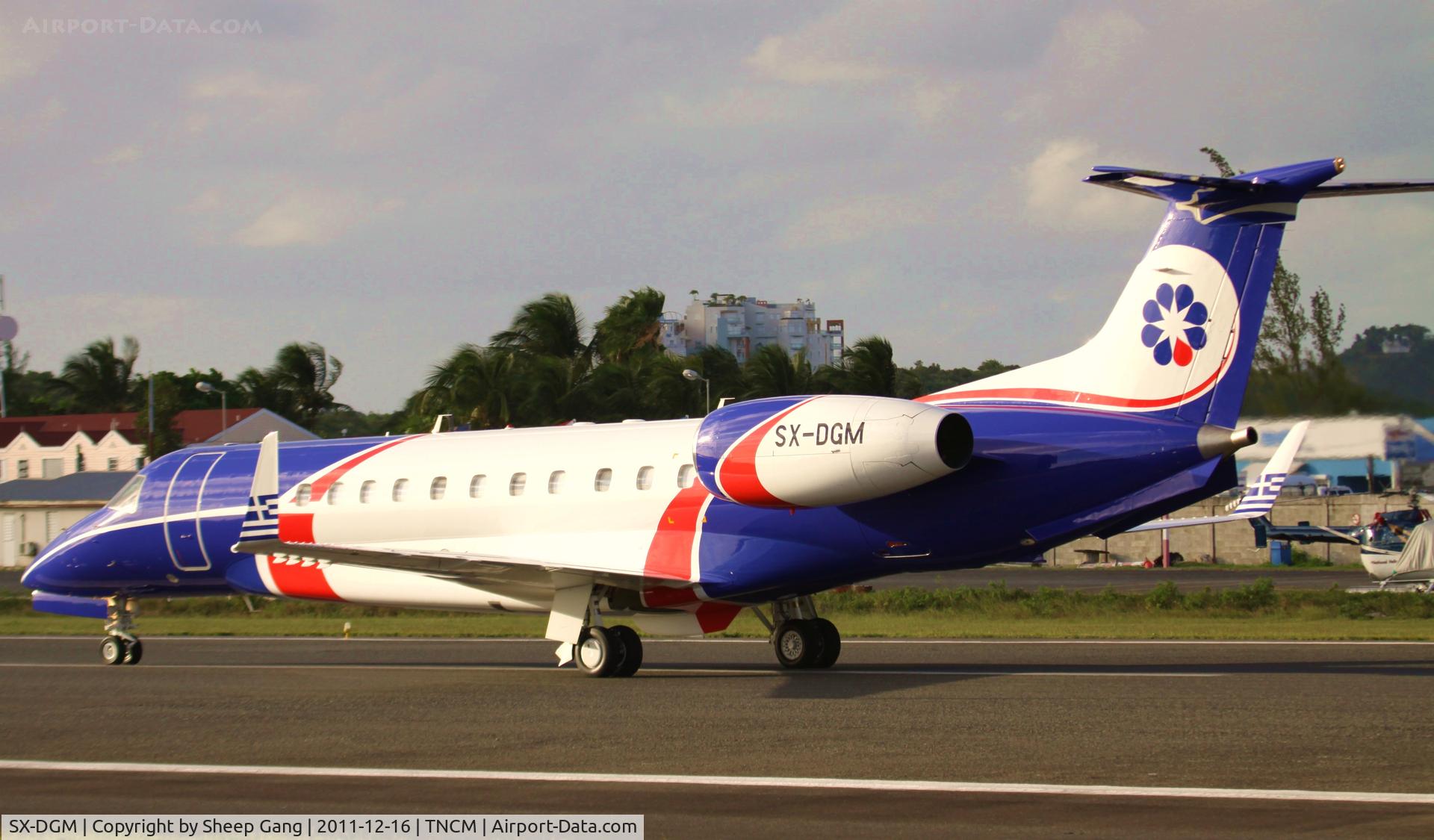SX-DGM, 2007 Embraer EMB-135BJ Legacy C/N 14501023, SX-DGM at TNCM
