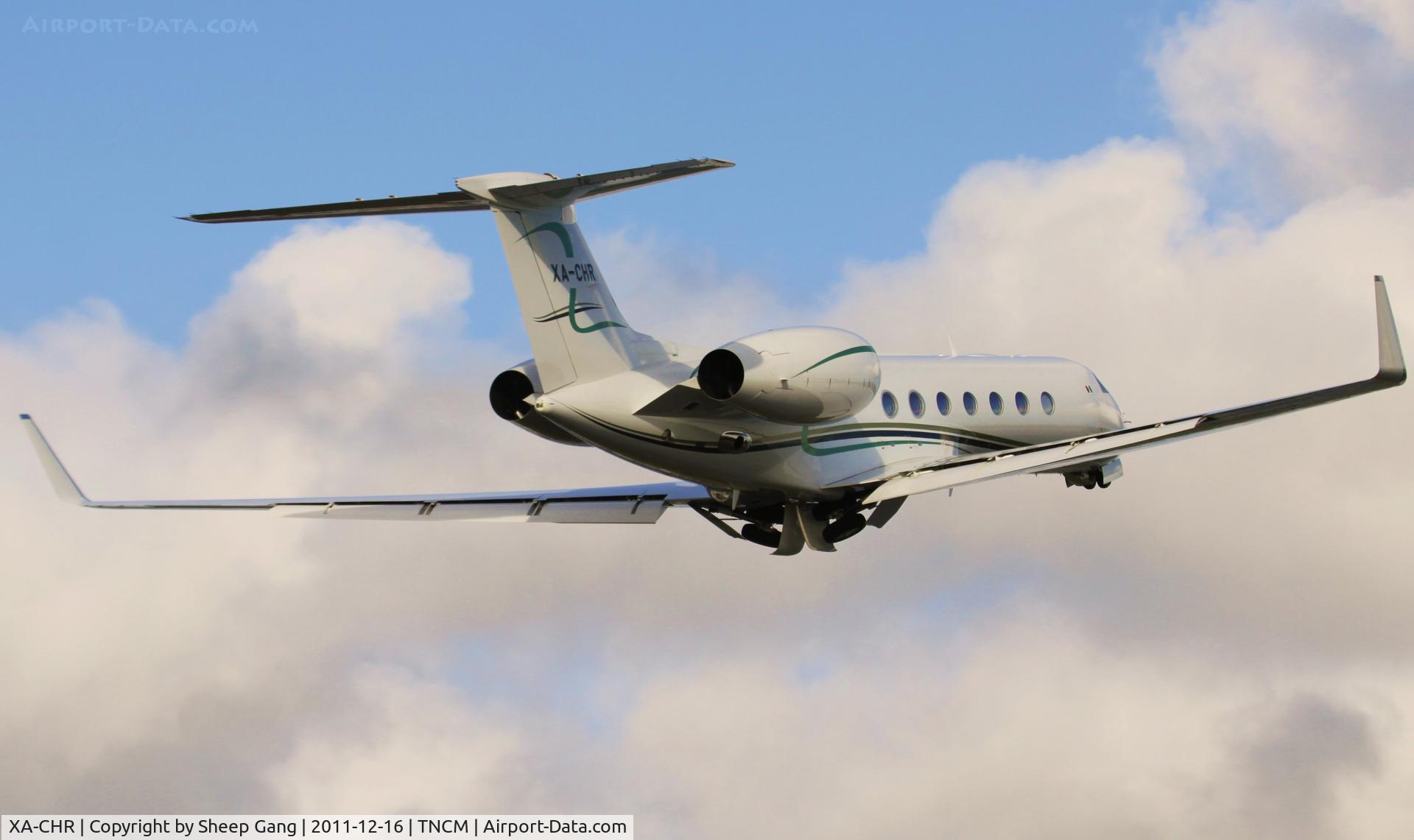 XA-CHR, 1994 Gulfstream Aerospace Gulfstream IVSP C/N 1250, XA-CHR at TNCM