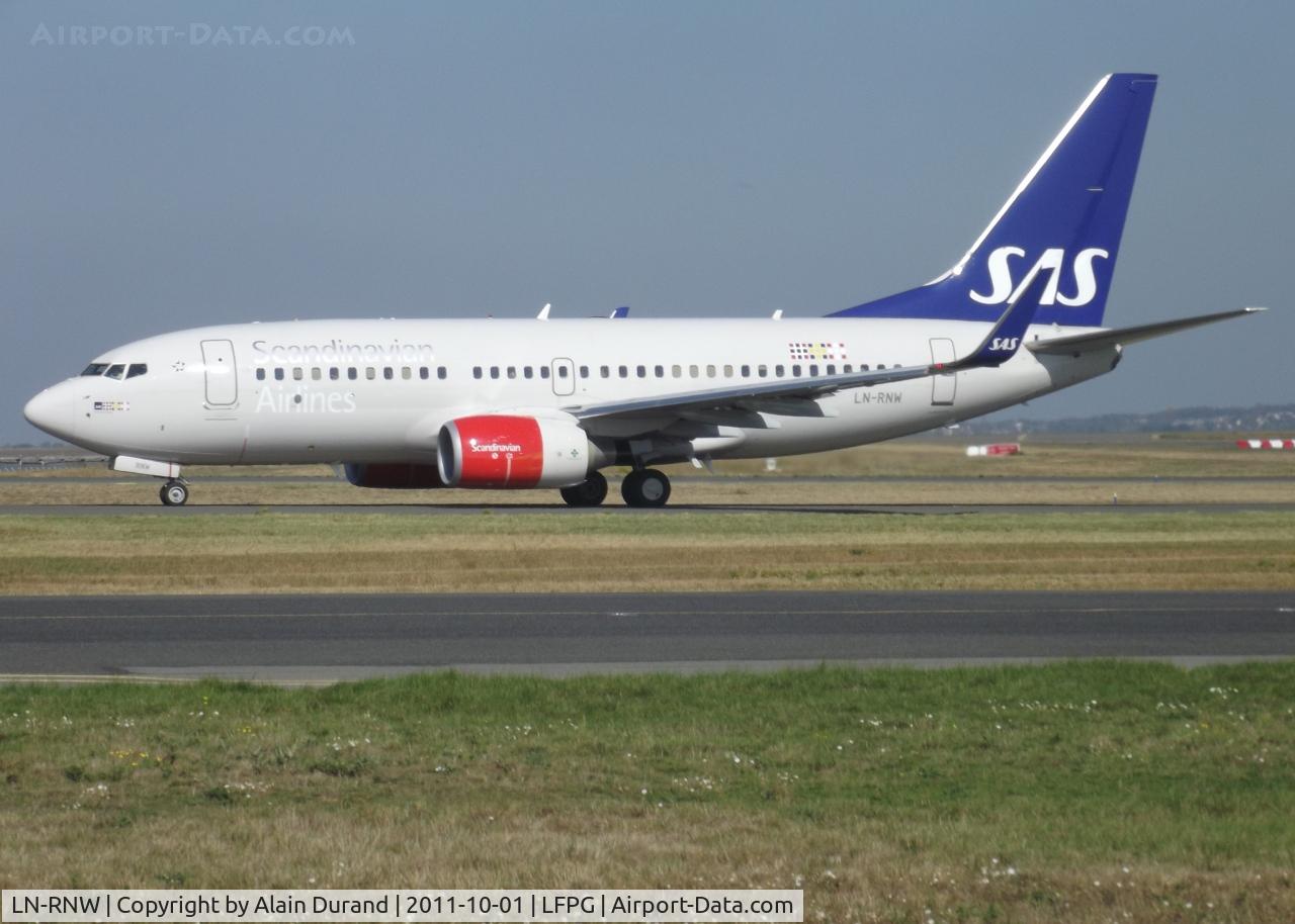 LN-RNW, 2010 Boeing 737-783 C/N 34549, The 3210th 737NG is one of just a few SAS' fleet members of their kinds to come up with the blended winglets.