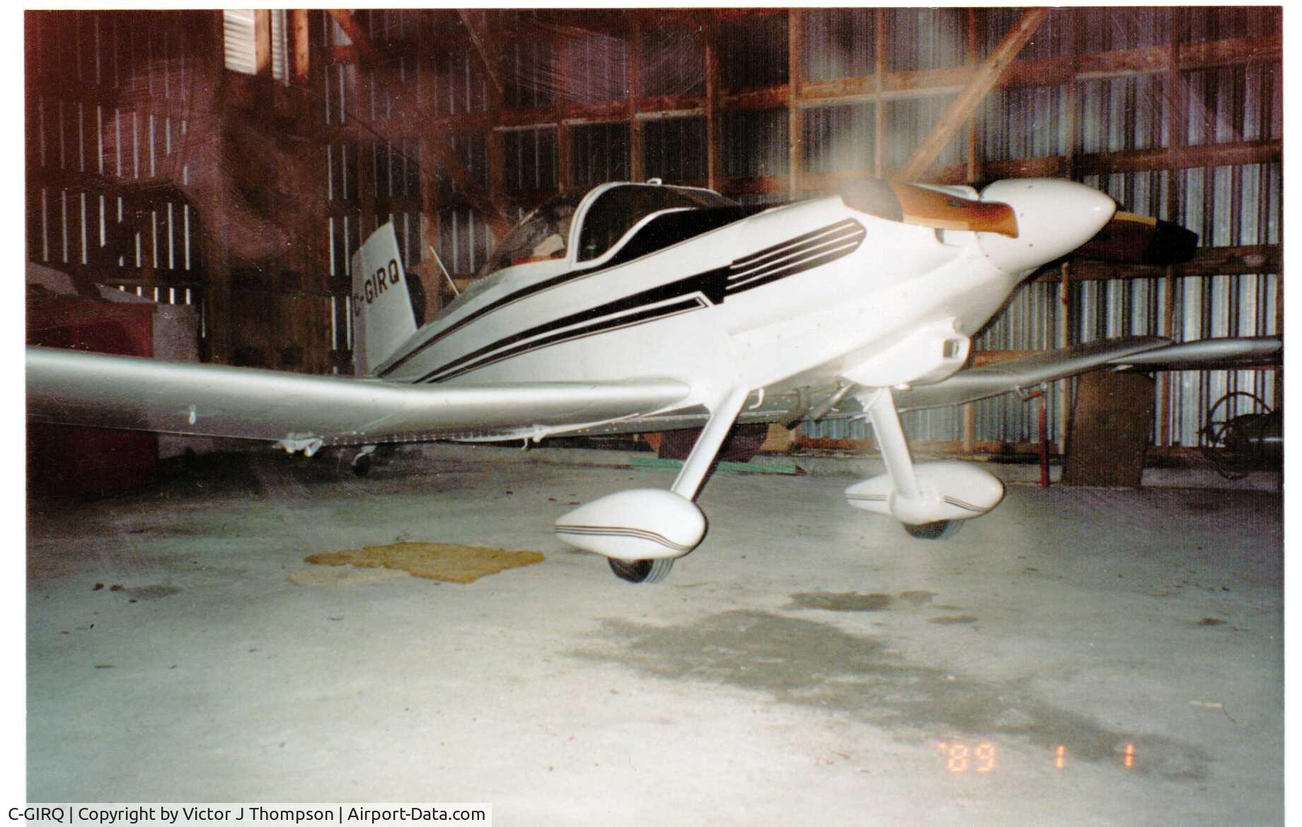 C-GIRQ, 1986 Thorp T-18 Tiger C/N 423, Hanger 5 Brockville Ontario