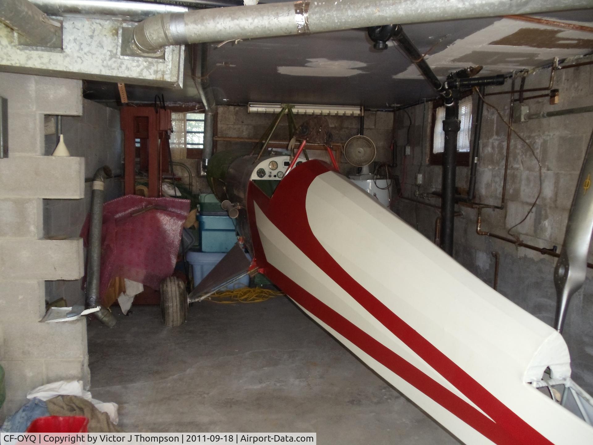 CF-OYQ, 1962 Corben Baby Ace Model D C/N EXP1, In The basement