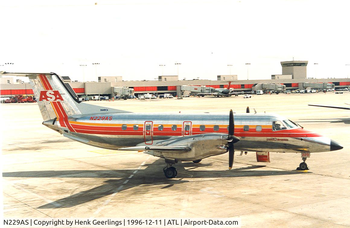 N229AS, 1987 Embraer EMB-120RT Brasilia C/N 120042, Brasilia , ASA