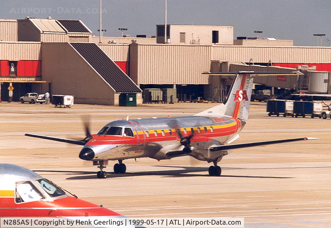 N285AS, 1992 Embraer EMB-120ER Brasilia C/N 120.265, ASA , Brasilia