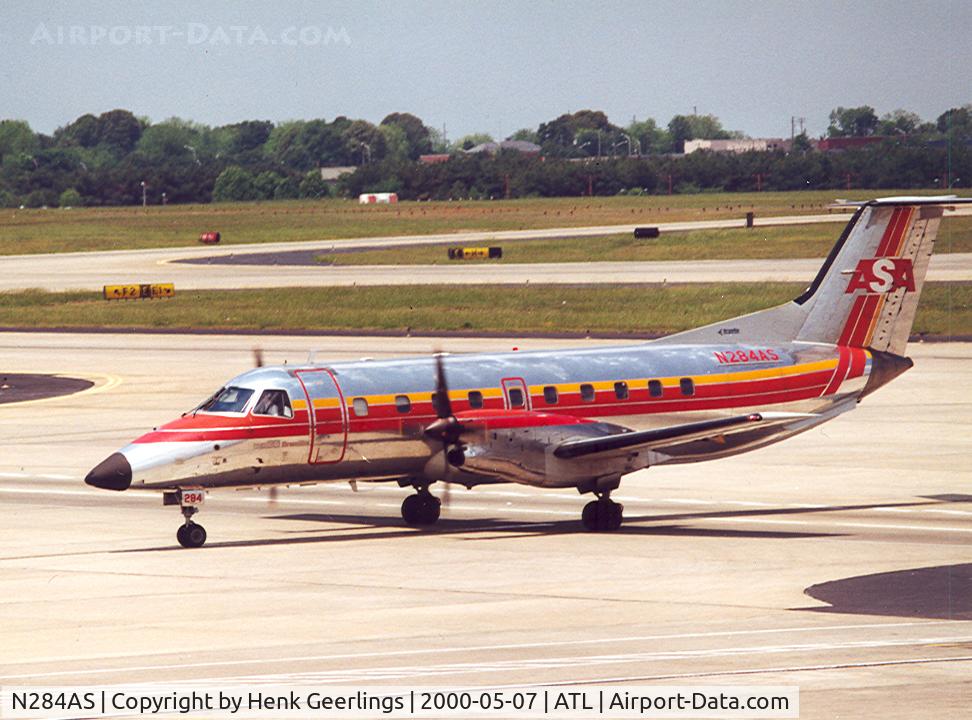 N284AS, 1991 Embraer EMB-120RT Brasilia C/N 120249, ASA , Brasilia