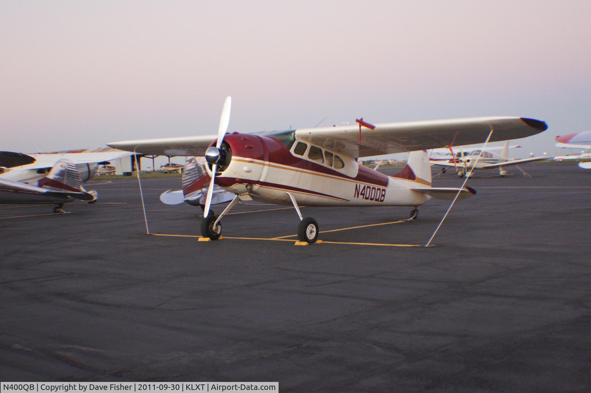 N400QB, 1952 Cessna 190 C/N 7973, At Lee's Summit, MO