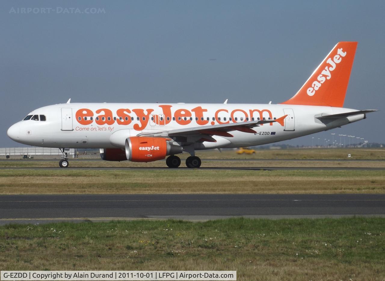 G-EZDD, 2008 Airbus A319-111 C/N 3442, Test flown as D-AVYL prior delivery.