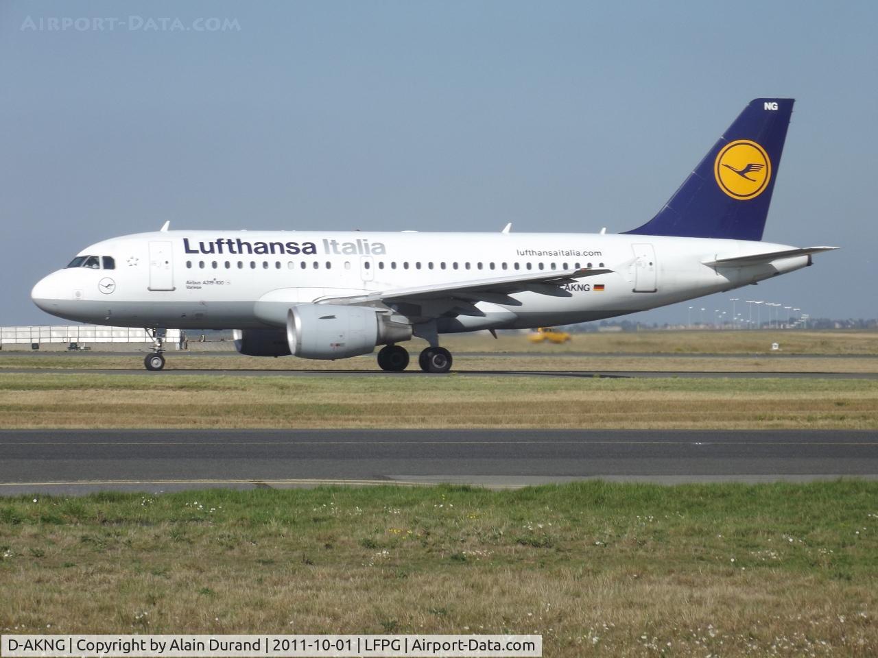 D-AKNG, 1997 Airbus A319-112 C/N 654, November-Golf was taken up new by Eurowings. Next was German Wings mkII.
