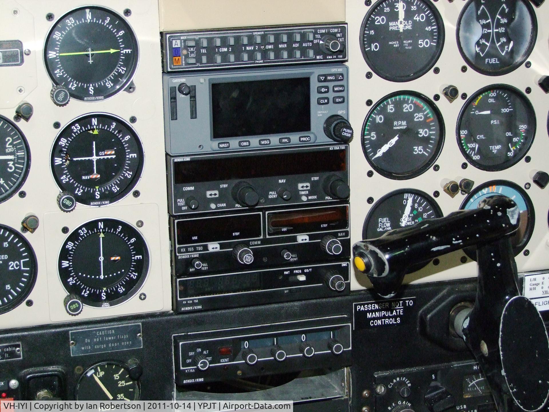 VH-IYI, 1978 Partenavia P-68B C/N 136, Recent upgrade with KX155A, KX155, KI 209A and Garmin 400W
