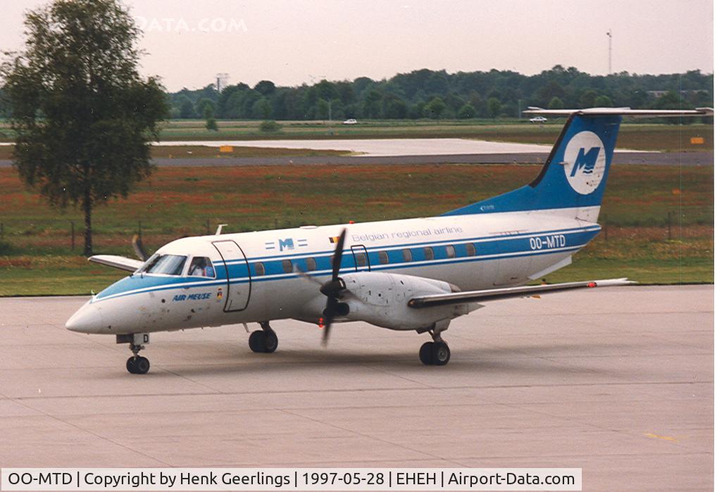 OO-MTD, 1990 Embraer EMB-120ER Brasilia C/N 120213, Air Meuse , Belgian regional airline