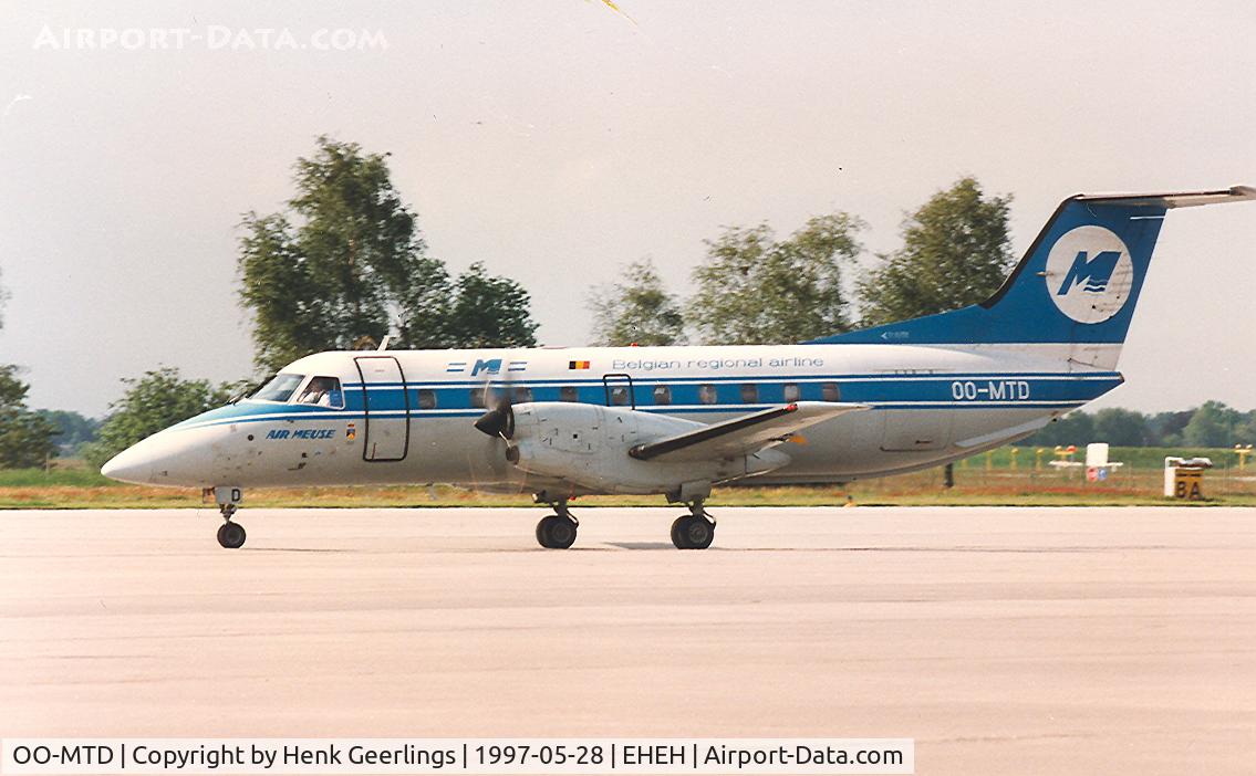 OO-MTD, 1990 Embraer EMB-120ER Brasilia C/N 120213, Air Meuse , Belgian regional airline