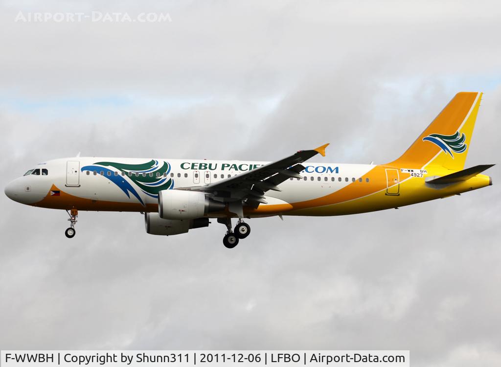 F-WWBH, 2011 Airbus A320-214 C/N 4927, C/n 4927 - To be RP-C3267