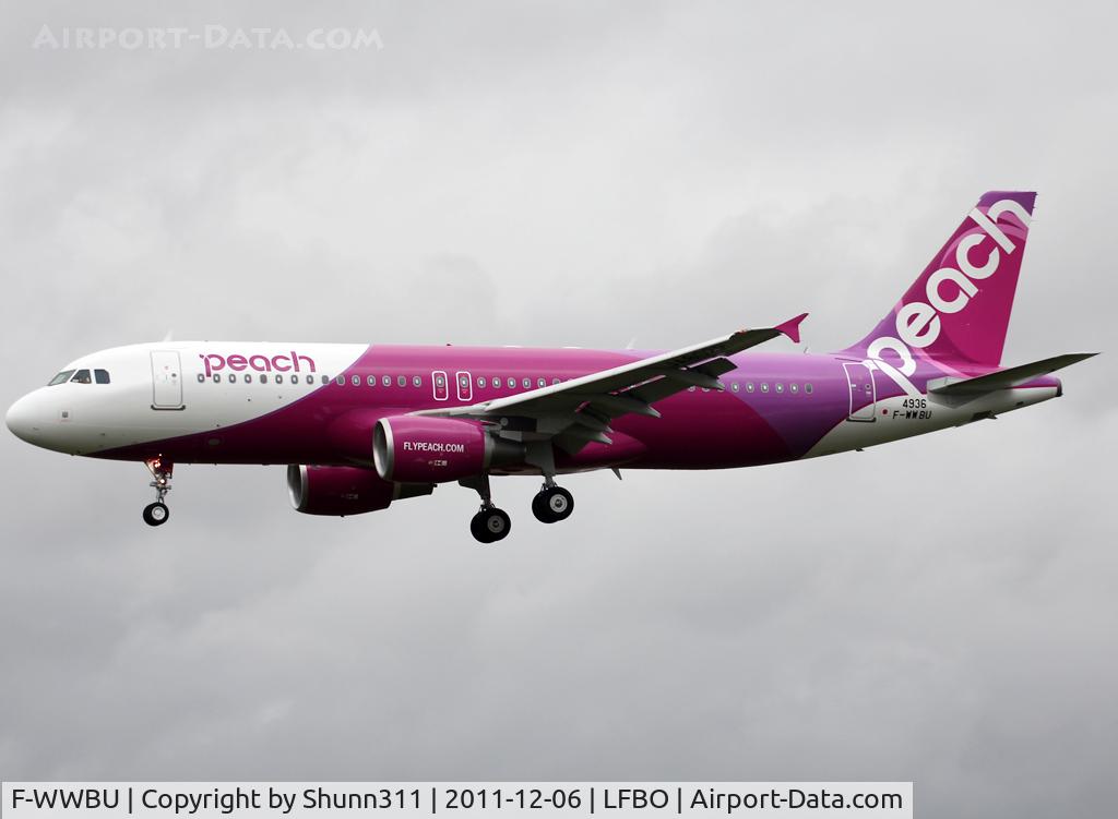 F-WWBU, 2011 Airbus A320-214 C/N 4936, C/n 4936 - To be JA02P