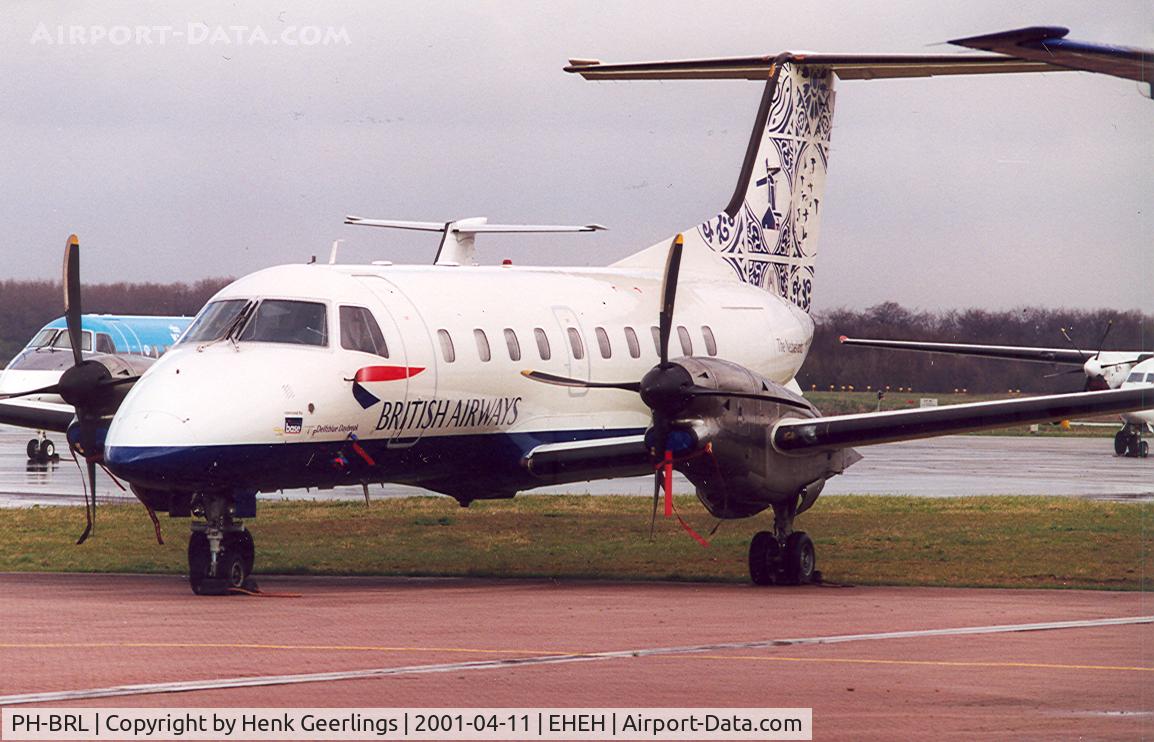 PH-BRL, 1988 Embraer EMB-120RT Brasilia C/N 120083, British Airways operated by Base Airlines