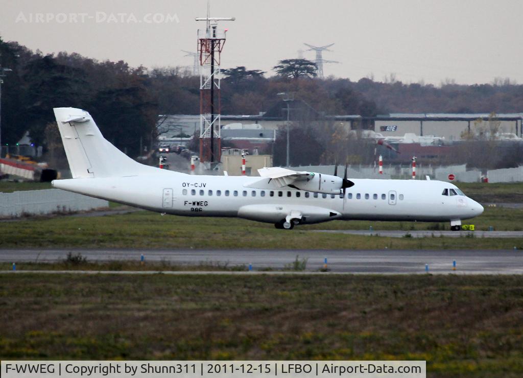 F-WWEG, 2011 ATR 72-500 C/N 986, C/n 0986 - For Nordic Aviation Capital as OY-CJV