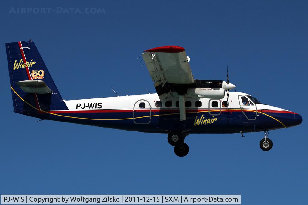 PJ-WIS, 1975 De Havilland Canada DHC-6-300 Twin Otter C/N 447, with add. '50' stickers