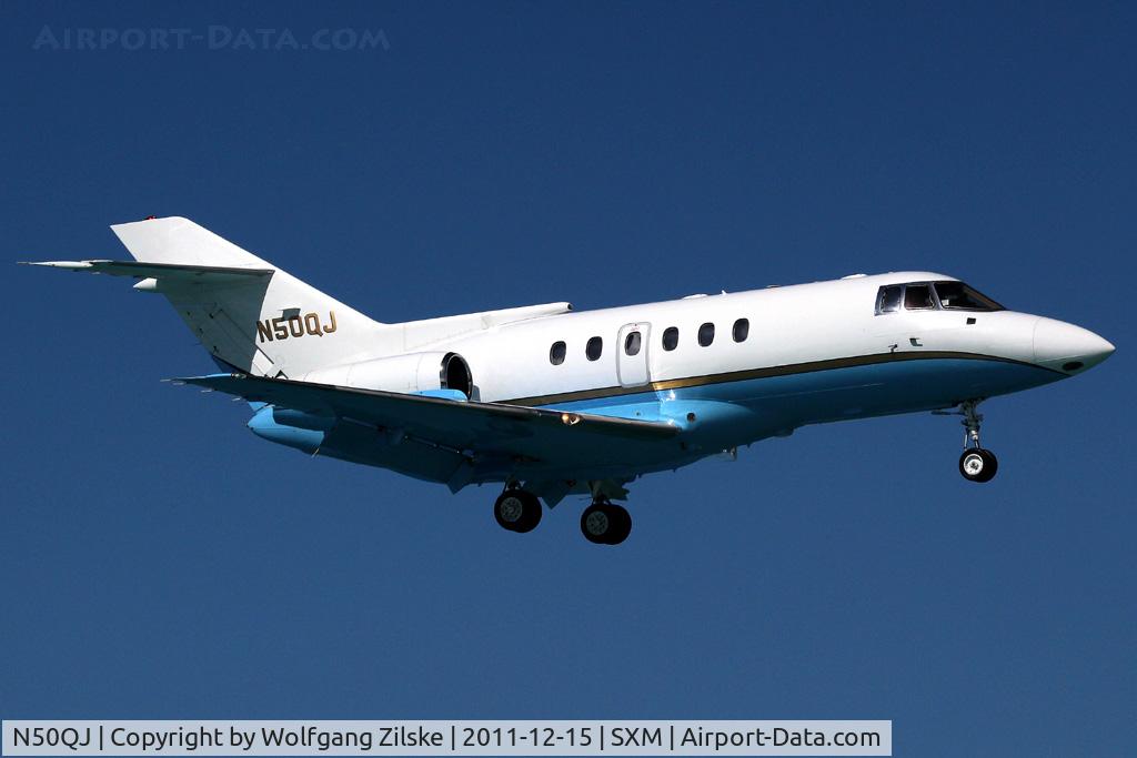N50QJ, British Aerospace BAe.125 Series 800A C/N 258216, visitor