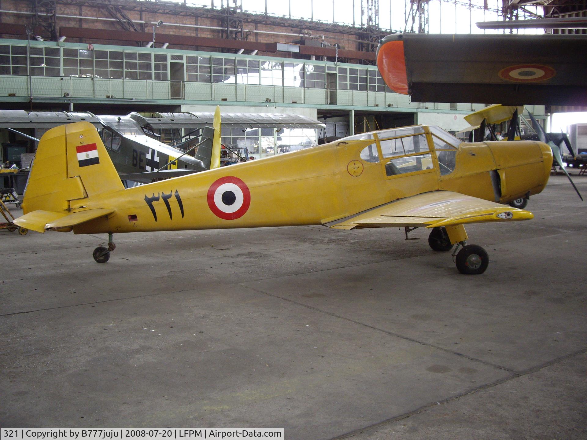 321, Heliopolis Gomhouria Mk.6 (Bu-181) C/N 145, preserved at AMPAA