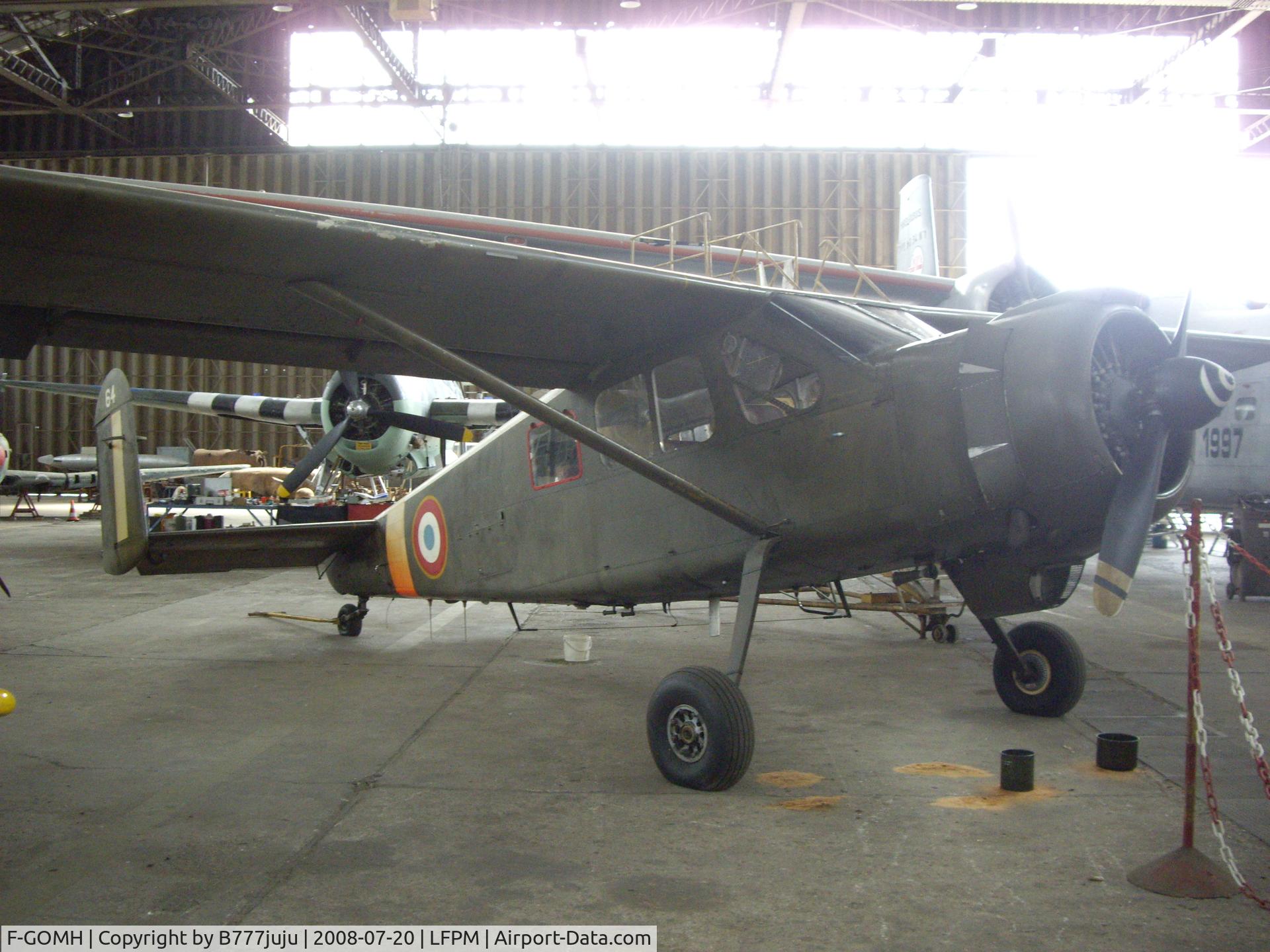F-GOMH, Max Holste MH-1521M Broussard C/N 64, preserved at AMPAA