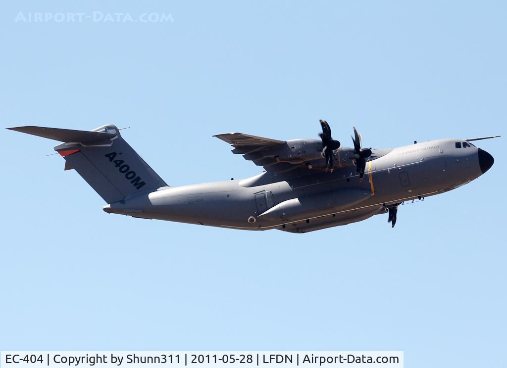 EC-404, 2010 Airbus A400M Atlas C/N 004, Passing 2 times during LFBN Airshow 2011 but only on Saturday...