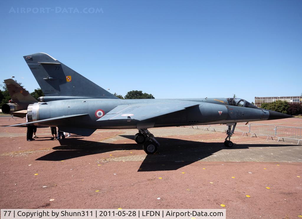 77, Dassault Mirage F.1C C/N 77, Stored and used as static display during LFDN Airshow 2011...