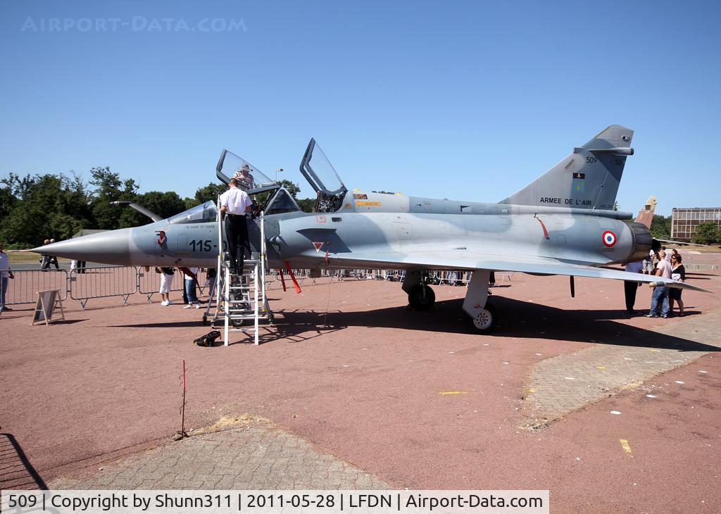 509, Dassault Mirage 2000B C/N 62, Used as a static display during LFDN Airshow 2011