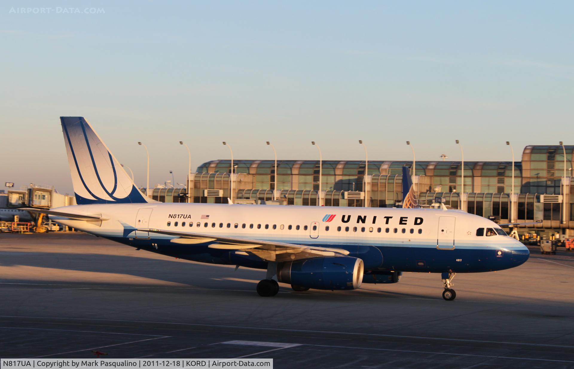 N817UA, 1998 Airbus A319-131 C/N 873, Airbus A319