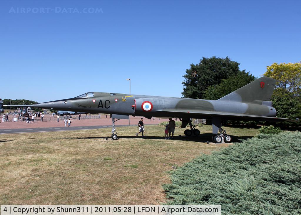 4, Dassault Mirage IVA C/N 4, Preserved inside LFDN AFB