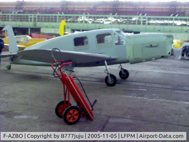 F-AZBO, Caudron C.635 Simoun C/N 342, on restoration at AMPAA