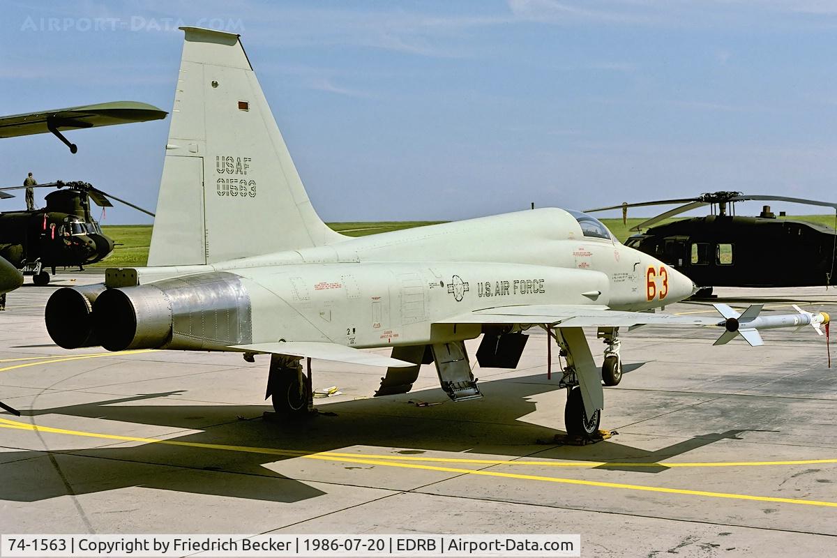74-1563, 1974 Northrop F-5E Tiger II C/N R.1245, static display