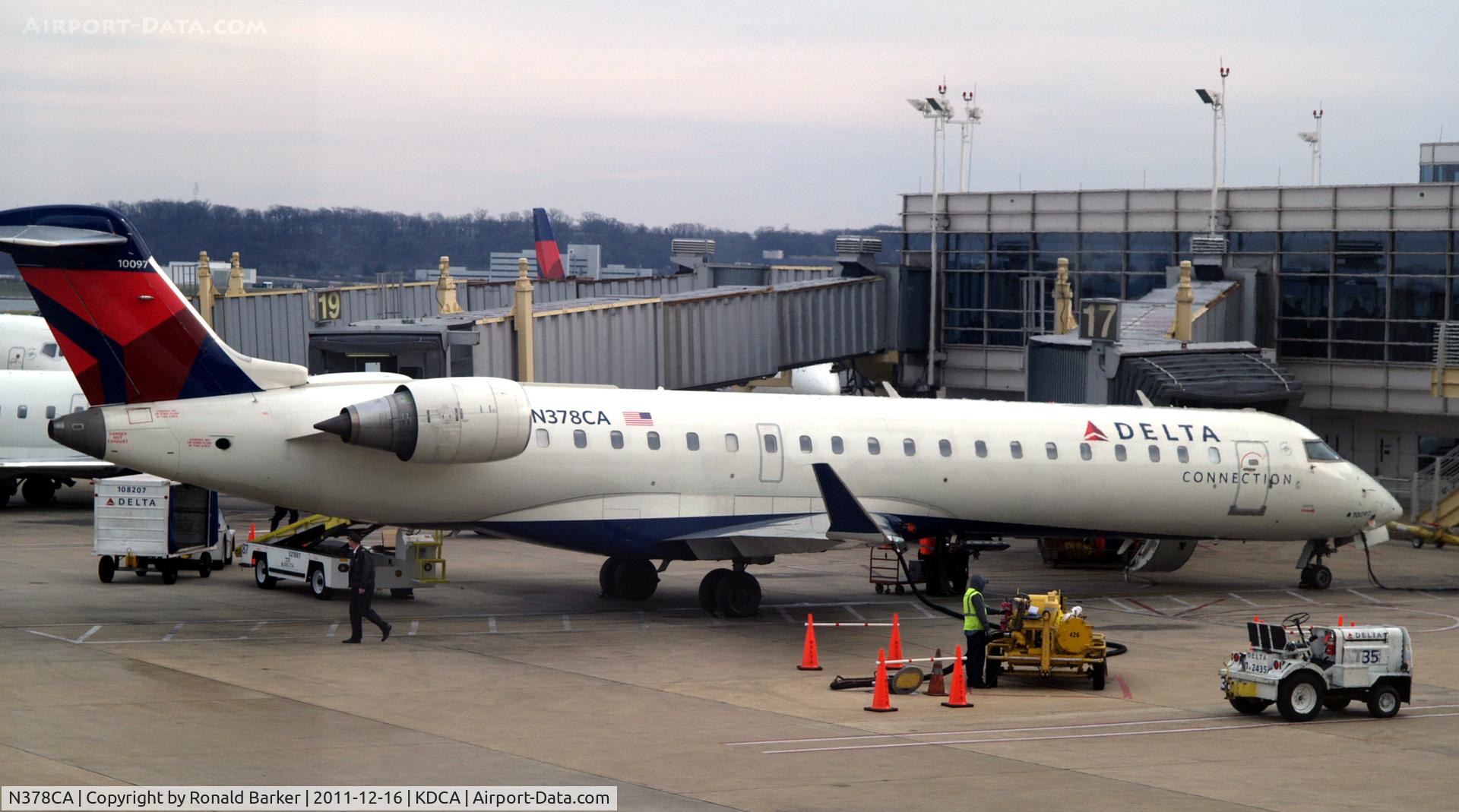 N378CA, 2003 Bombardier CRJ-701 (CL-600-2C10) Regional Jet C/N 10097, DCA, VA