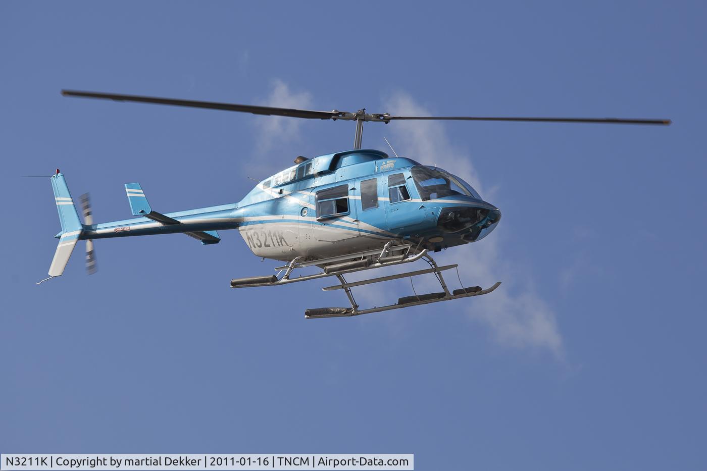 N3211K, 1985 Bell 206L-3 LongRanger III C/N 51126, take off