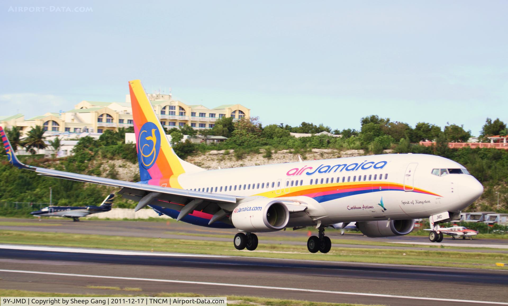9Y-JMD, 2007 Boeing 737-8Q8 C/N 30720, 9Y-JMD at TNCM