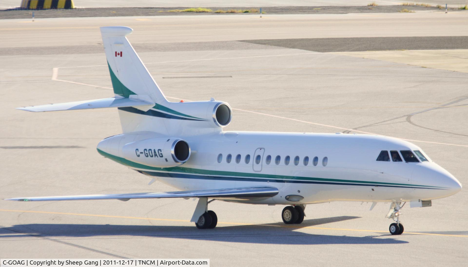 C-GOAG, 1997 Dassault Falcon 900EX C/N 15, C_GOAG at TNCM