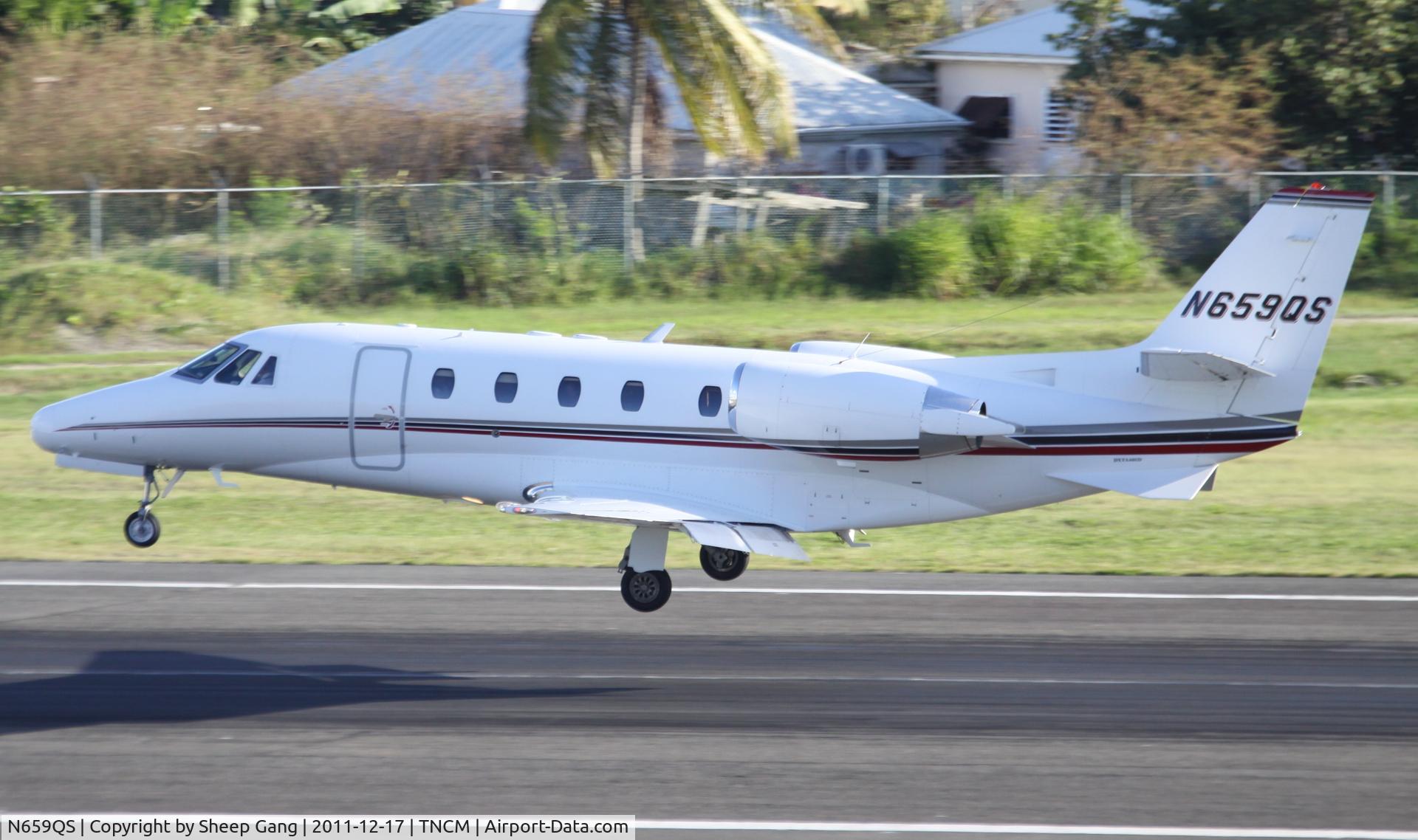 N659QS, 2003 Cessna 560XL C/N 560-5355, N659QS at TNCM