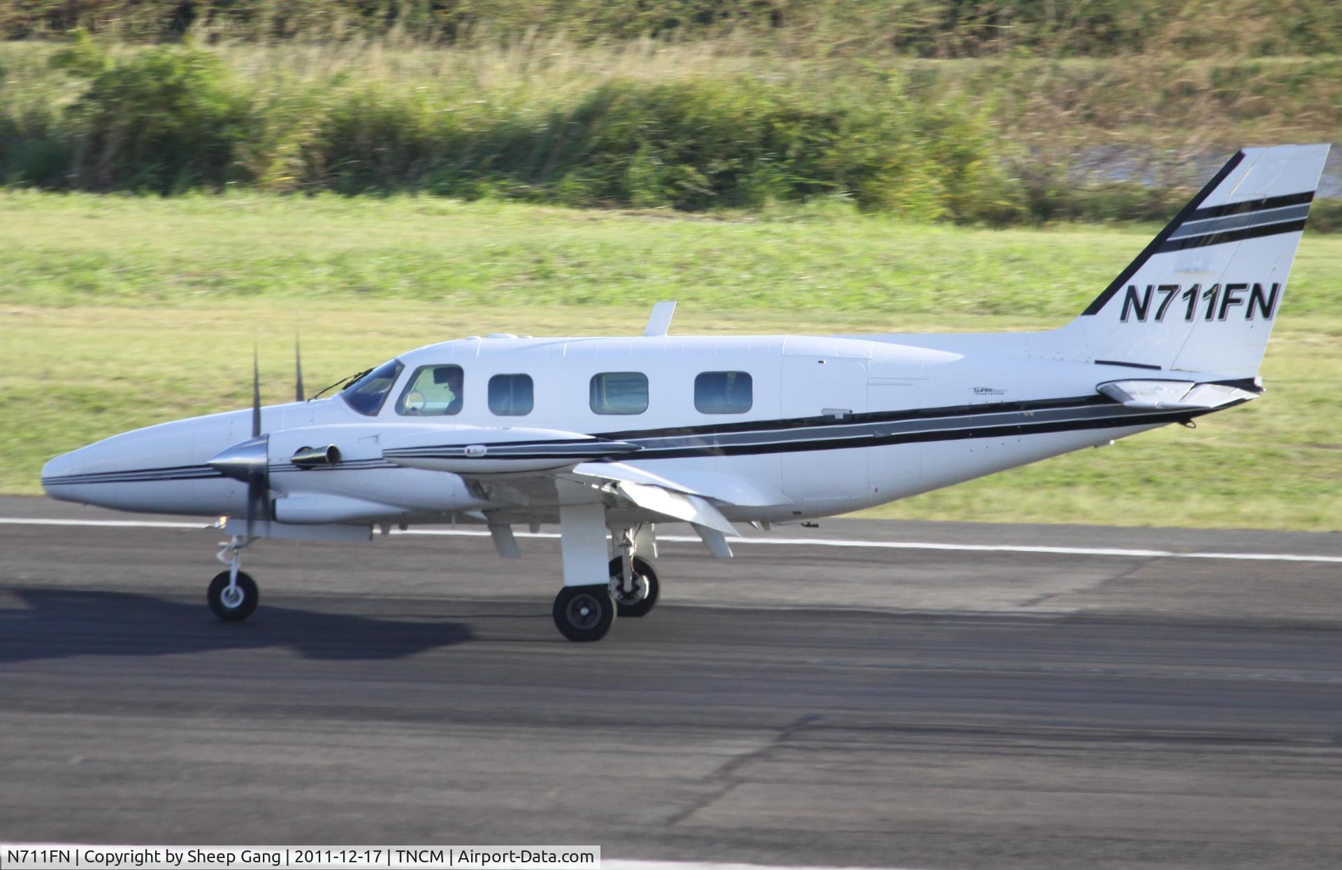 N711FN, 1981 Piper PA-31T2 C/N 31T-8166043, N711FN at TNCM