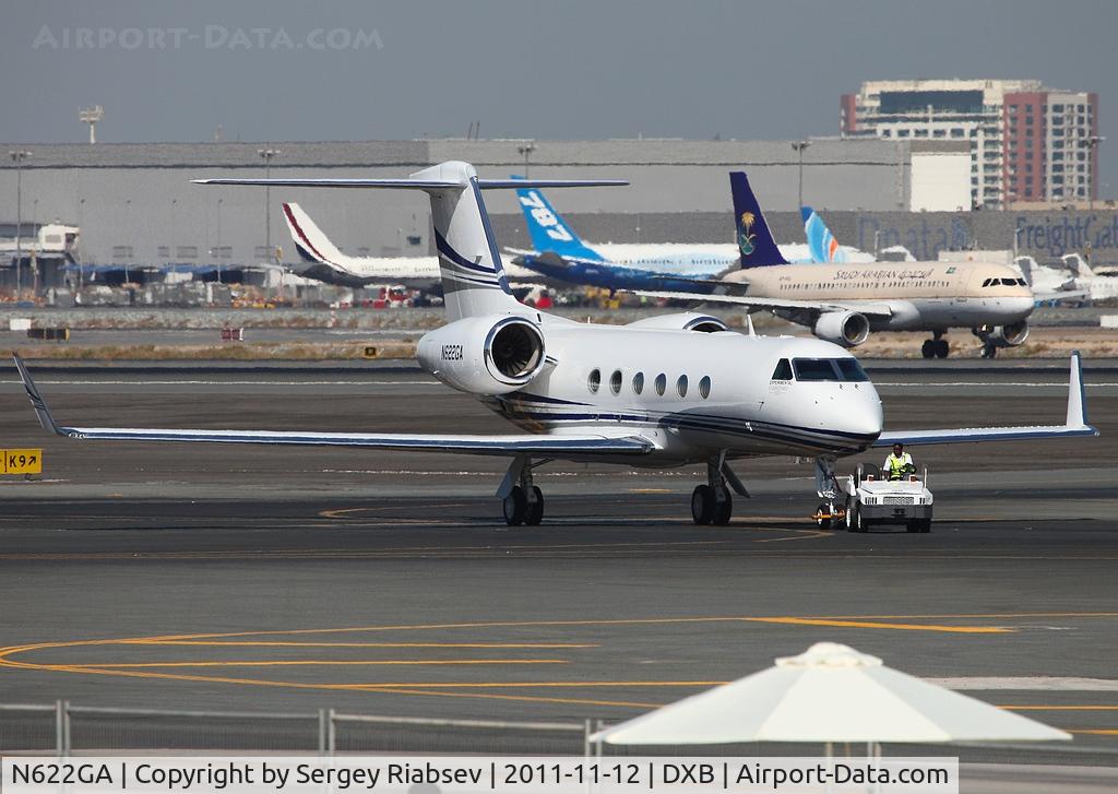 N622GA, 2008 Gulfstream Aerospace GV-SP (G550) C/N 5222, Dubai airshow
