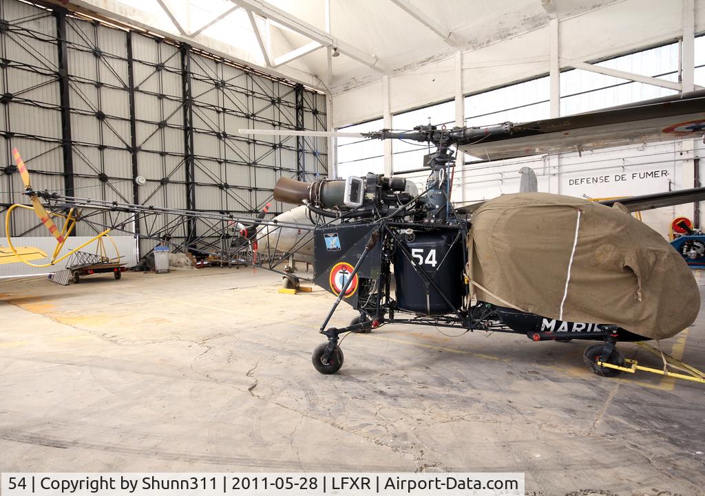 54, Sud SE-3130 Alouette II C/N 1054, Preserved inside Museum