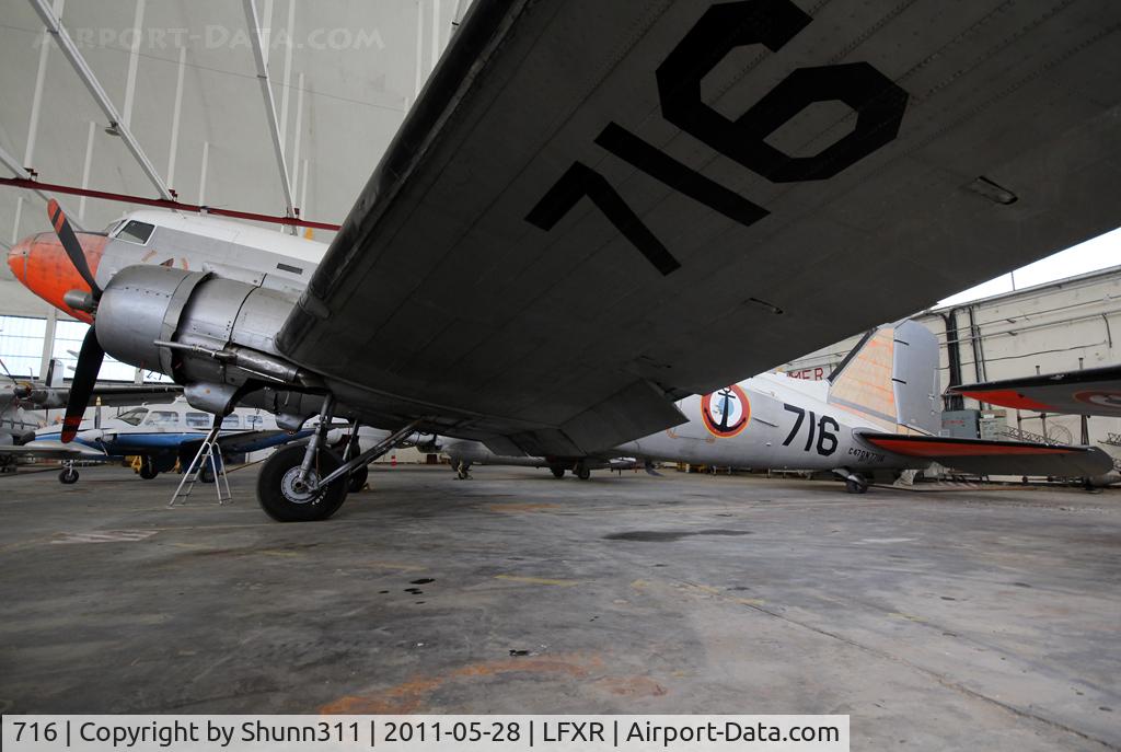 716, 1944 Douglas C-47B Skytrain C/N 16700/33448, Preserved inside Museum...