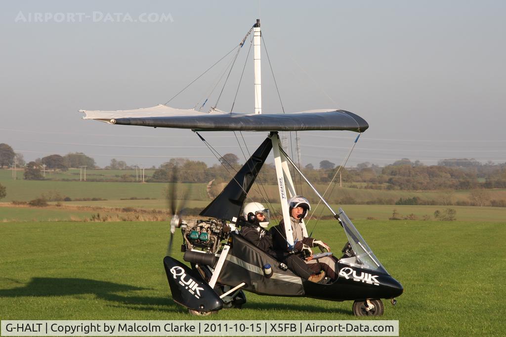 G-HALT, 2004 Mainair Pegasus Quik C/N 8063, Mainair Pegasus Quik, Fishburn Airfield, October 2011.
